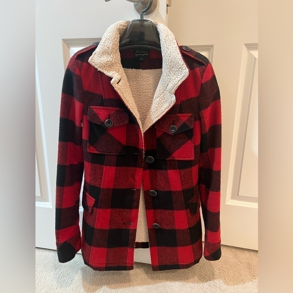 - Torn By Ronny Kobo Plaid Jacket. Great Condition. Size Xs